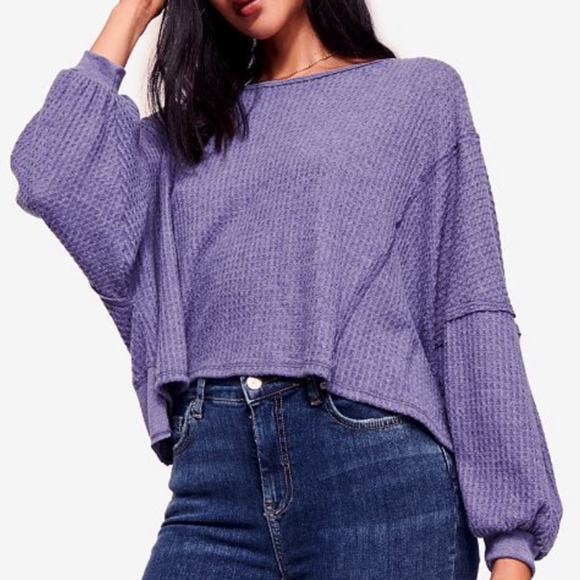 Free People Tops - HP🎉Free People Open-Back Dolman Sleeve Top, NWT